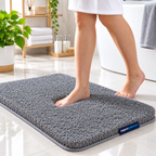 Kuipers Badkamers 20 × 30" Grey Bathroom Bath Mat